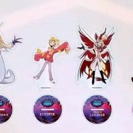 [BUNJANG] Hazbin Hotel Black Balloon Acrylic Standee / 해즈빈 호텔 블랙벌룬 아크릴만 공구