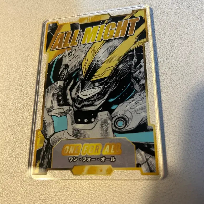 [BUNJANG] Jump Shop My Hero Academia Armored All Might Status Card / 점프샵 나히아 스테이터스 카드 아머드 올마이트