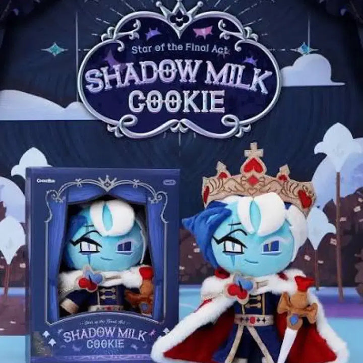 [BUNJANG] Cookie Run Kingdom Shadow Milk Cookie Doll / 쿠키런 킹덤 쉐도우밀크 쿠키 인형 종막의 주연 미개봉 쉐밀 쿠킹덤