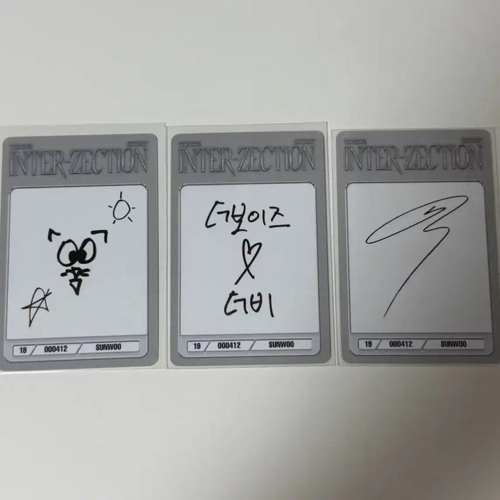[BUNJANG] The Boyz Sunwoo Interaction Trading Card Full Set / 더보이즈 선우 인터젝션 트레카 풀셋 트레이딩카드
