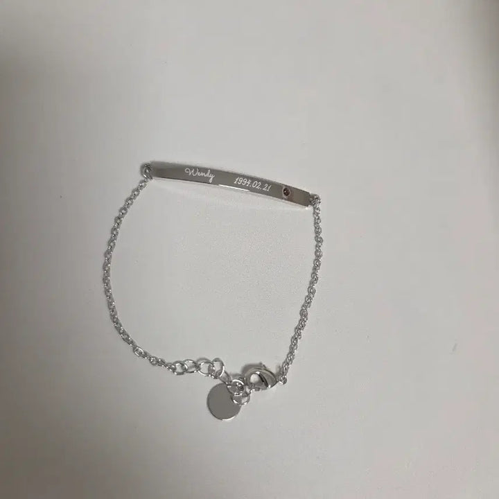 [BUNJANG] Red Velvet Wendy 2019 Birthday Bracelet Silver (Rhodium Plated) / [새상품]레드벨벳 웬디 생일팔찌 실버(로듐)