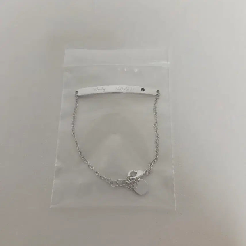 [BUNJANG] Red Velvet Wendy 2019 Birthday Bracelet Silver (Rhodium Plated) / [새상품]레드벨벳 웬디 생일팔찌 실버(로듐)