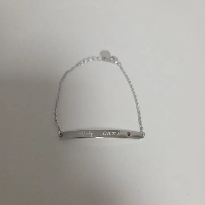 [BUNJANG] Red Velvet Wendy Silver Rhodium Birthday Bracelet / [새상품]레드벨벳 웬디 생일팔찌 실버(로듐)