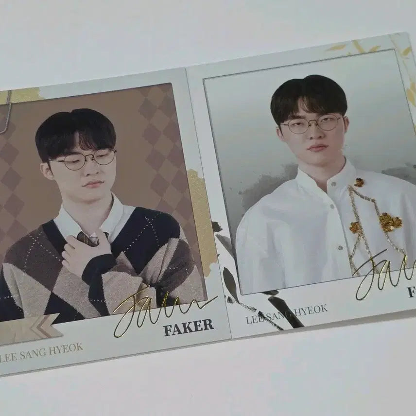 [BUNJANG] T1 Faker Polaroid Photocard Bundle Set / 티원 페이커 폴라로이드 포토카드 2종 일괄