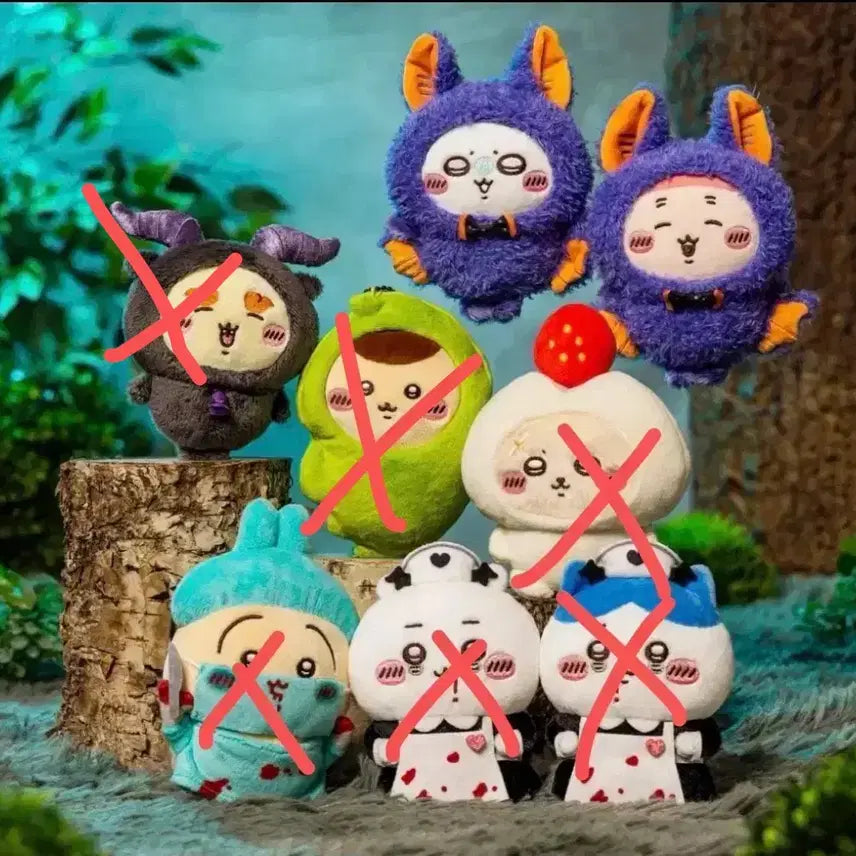[BUNJANG] Chiikawa Halloween Collaboration Stuffed Toy Bundle Set / 할로윈 치이카와 공구 탑승 하실분