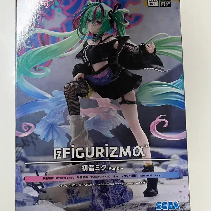 [BUNJANG] Bandai Spirits Figure-rise Standard Hatsune Miku - Punk Style / 세가 피규어라이즈 스탠다드 하츠네 미쿠 Punk!