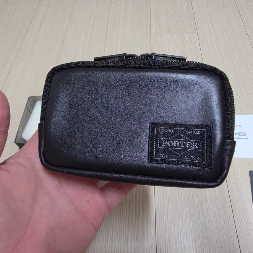 [BUNJANG] Yoshida Porter Aluuff Coin Case Black / 요시다포터 알루프 코인 케이스 블랙