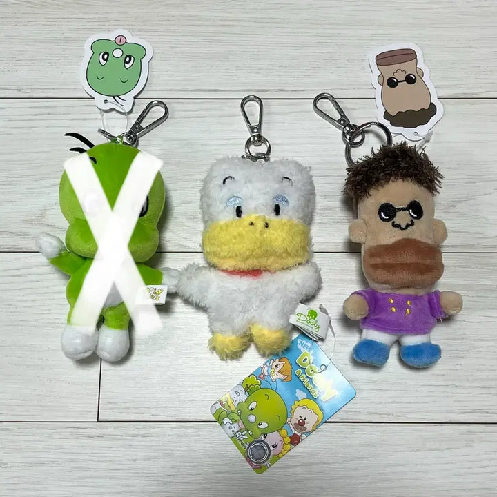 [BUNJANG] Dooly the Little Dinosaur Ddochi / Mikol Doll Keychain / 아기공룡둘리 또치 인형 키링 새상품 판매