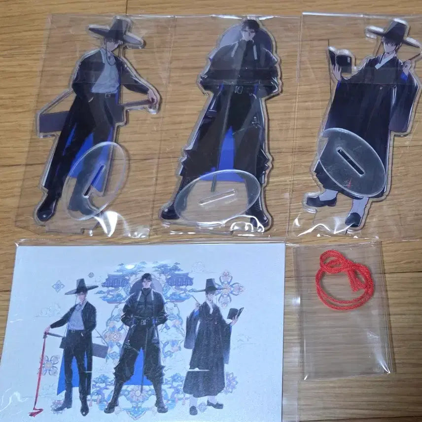 [BUNJANG] Gwedam Chulgeun Hyonmu Team 1 Grim Reaper Acrylic Stand with Postcard / 괴담출근 현무 1팀 저승사자 아크릴스탠드 엽서포함 판매