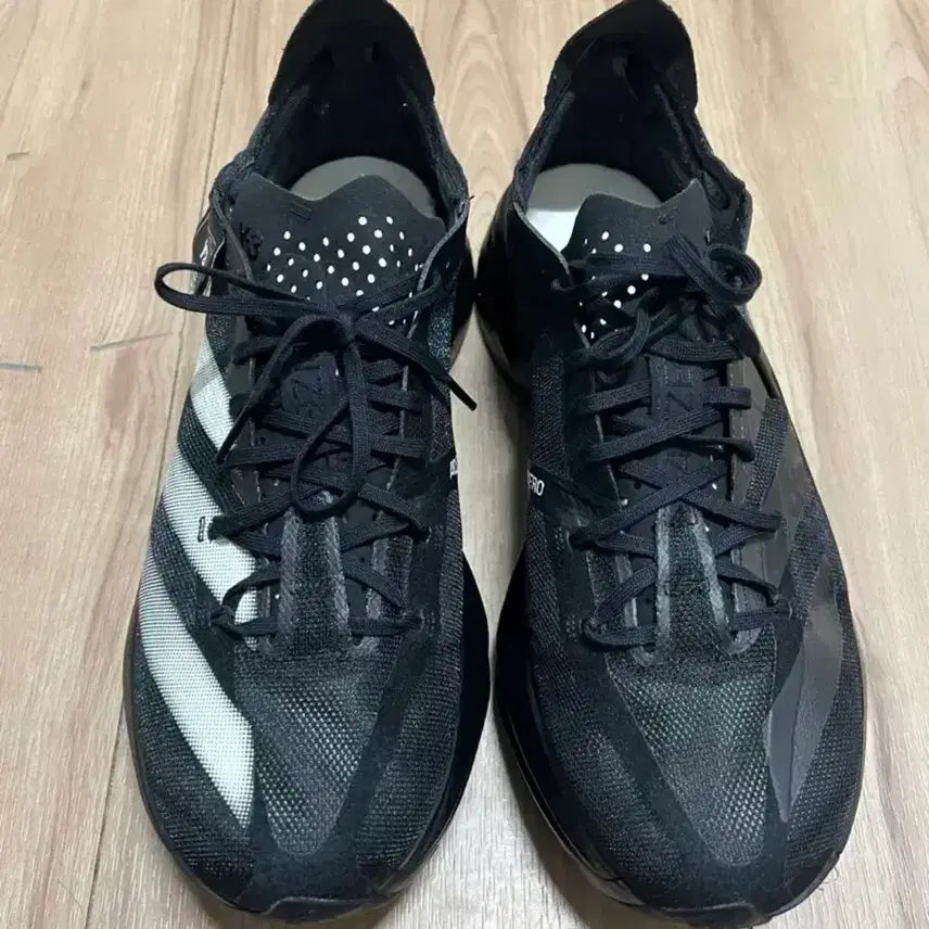 [BUNJANG] Y-3 Adios Pro 3.0 Core Black Off-White / Y-3 아디오스 프로 3.0 코어 블랙 오프화이트(275)