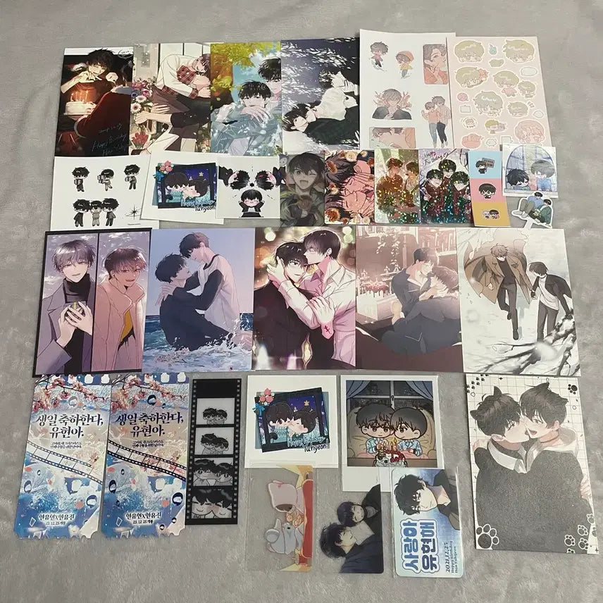 [BUNJANG] My S-Class Leveling Yuhyun Yujin Photocard Sticker Set / 내가 키운 S급들 내스급 유현유진 윻윶 프박 프린팅박스 엽서 스티커 포카