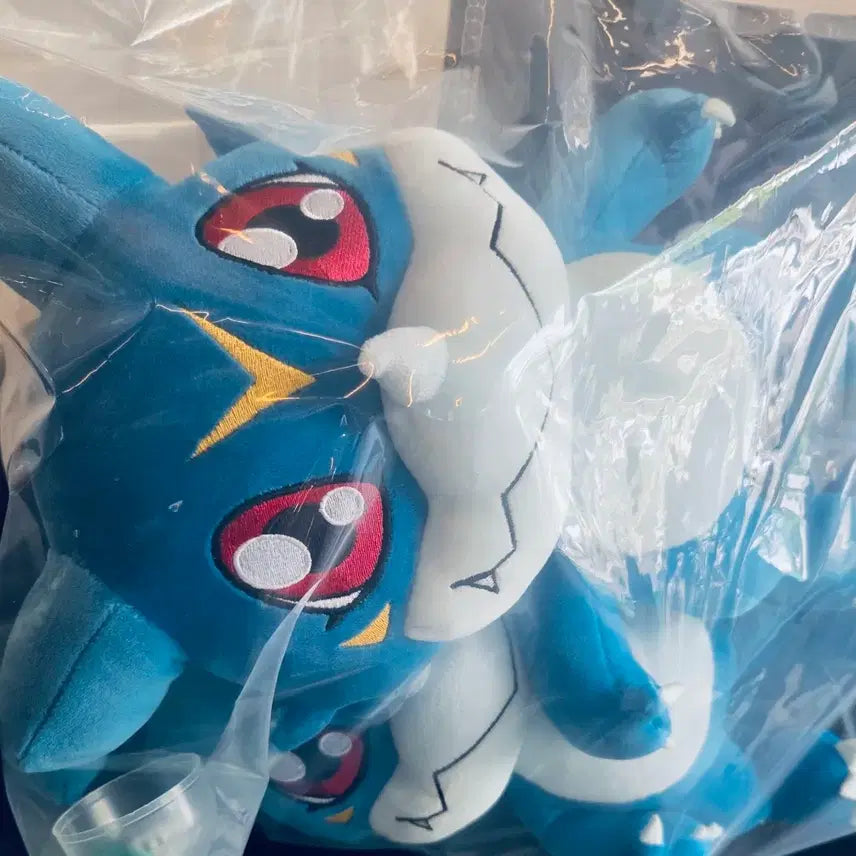 [BUNJANG] Digimon V-mon Plush Set (Medium Size) / 디지몬인형 브이몬 인형 2개 일괄 중형인형