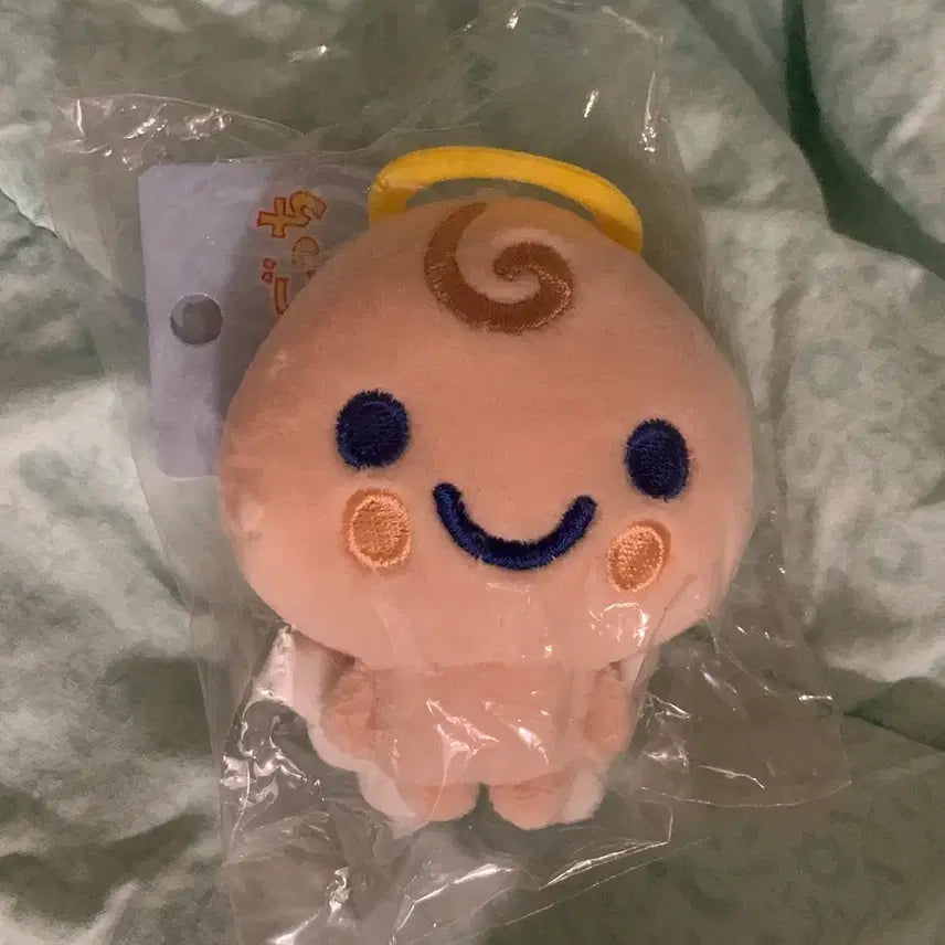 [BUNJANG] Tamagotchi Kuriten Tenshichi Keyring Plush Mascot / 다마고치 쿠리텐 텐시치 키링 마스코트 봉제인형 새상품