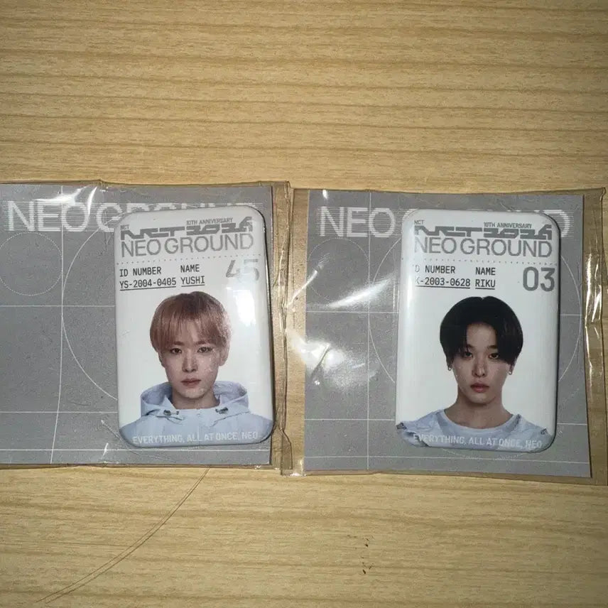 [BUNJANG] NCT 10th Anniversary Neo City Wish Riku Metal Badge / 엔시티 10주년 네오그라운드 위시 리쿠 메탈뱃지