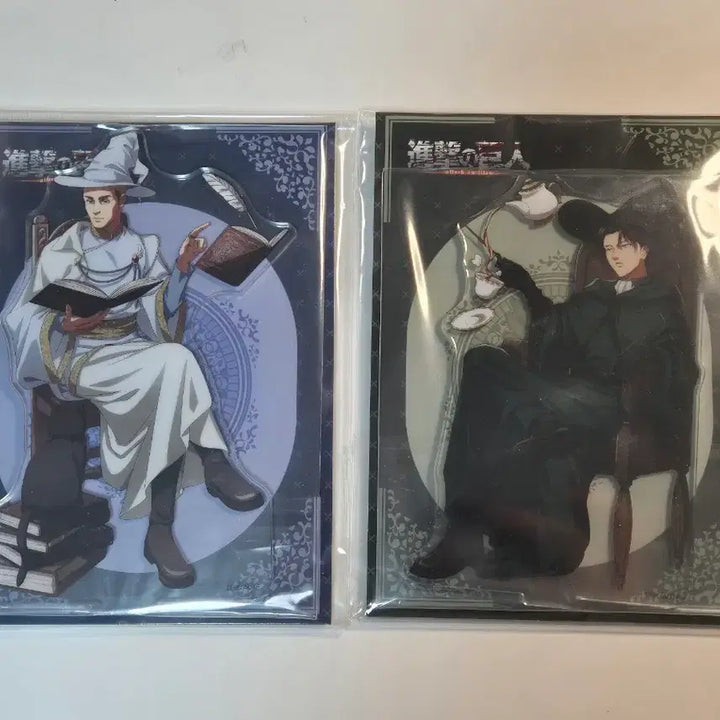 [BUNJANG] Attack on Titan Erwin Levi Eruri Wizard Acrylic Standee (Sealed) / (미개봉) 진격의 거인 엘빈 리바이 에루리 마법사 아크릴