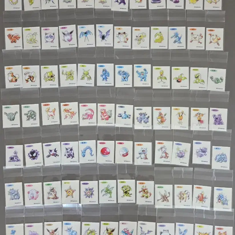 [BUNJANG] Pokemon 30th Anniversary Art Special Stickers / 포켓몬 30주년 아트웍 스페셜 띠부씰 낱장 팝니다