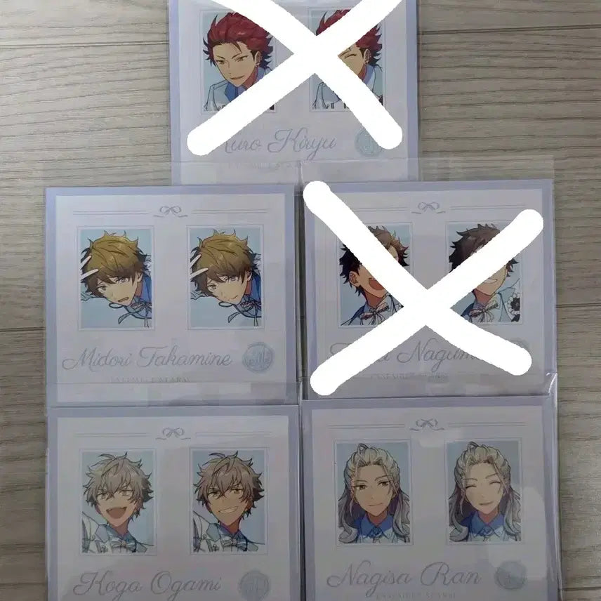 [BUNJANG] Ensemble Stars 3rd Anniversary Proof Photos Bundle Set / 판매, 교환) 앙스타 3주년 증명사진 증사 미도리나기사쿠로코가테토라 일괄
