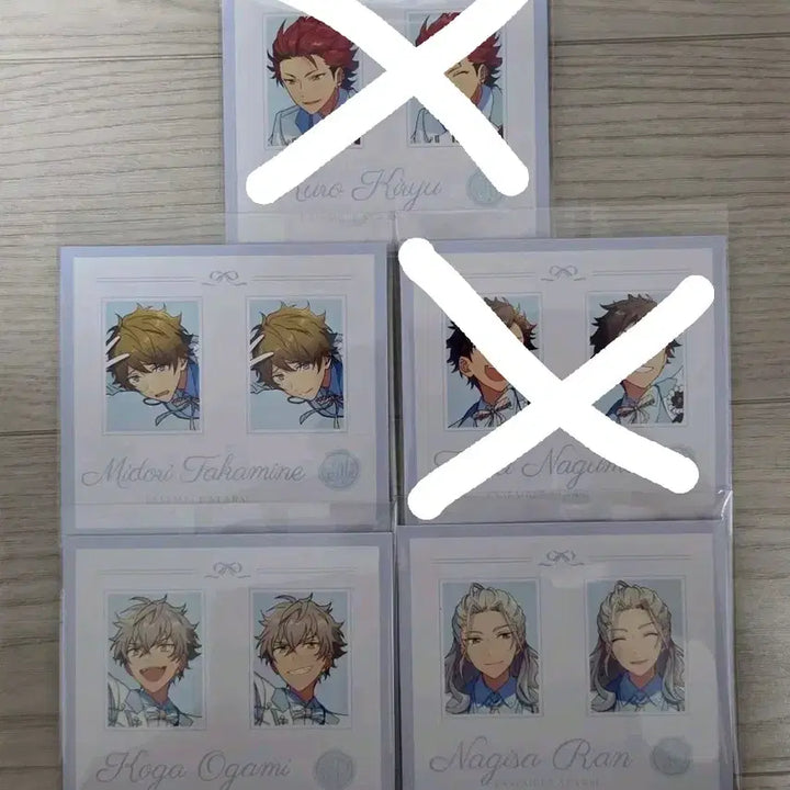 [BUNJANG] Ensemble Stars 3rd Anniversary Proof Photos Bundle Set / 판매, 교환) 앙스타 3주년 증명사진 증사 미도리나기사쿠로코가테토라 일괄
