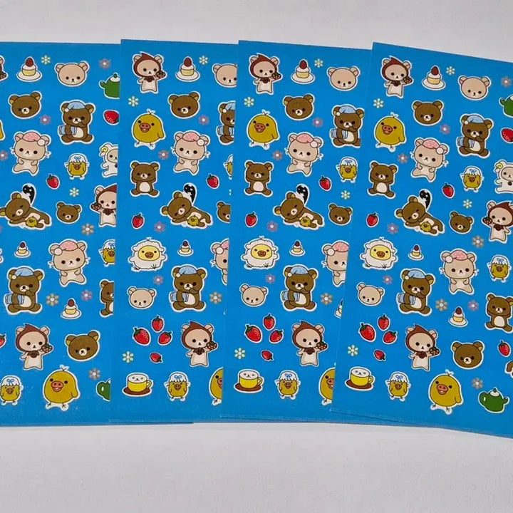 [BUNJANG] Classic Rilakkuma Stickers / 4장셋트)고전 리락쿠마 스티커