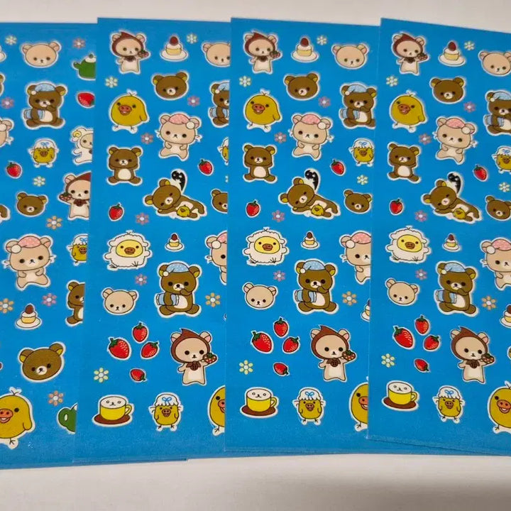 [BUNJANG] Classic Rilakkuma Stickers / 4장셋트)고전 리락쿠마 스티커
