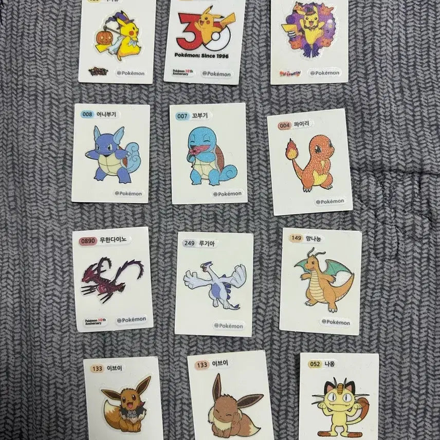 [BUNJANG] Pokemon Stickers Bundle / 포켓몬 띠부씰