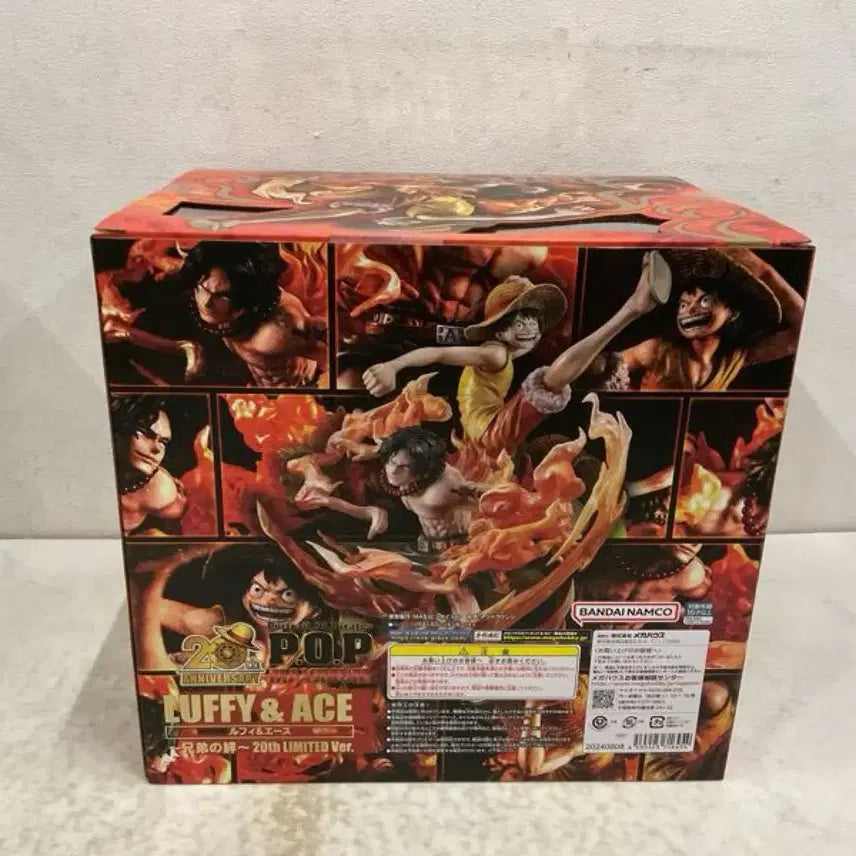 [BUNJANG] One Piece POP Maximum Luffy &amp; Ace 20th Anniversary Limited Edition Figure / 원피스 POP 맥시멈 루피 &amp; 에이스 20주년 한정판 피규어