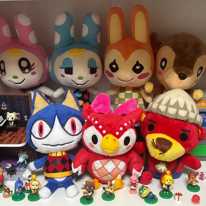 [BUNJANG] Animal Crossing Full Set 9 Figures / 가격내림 X)동물의 숲 인형 일괄 세트 9종