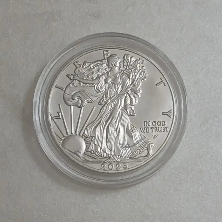 [BUNJANG] 2025 American Silver Eagle Uncirculated Coin / 미국 2025 실버이글 완전 미사용(UNC) 은화