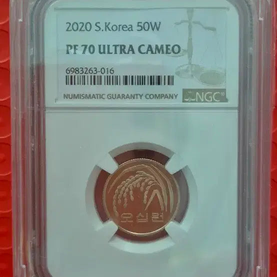[BUNJANG] 2020 50th Anniversary Proof Ultra Cameo Graded 70 / 2020년 50주 프루프 70등급 울트라 카메오