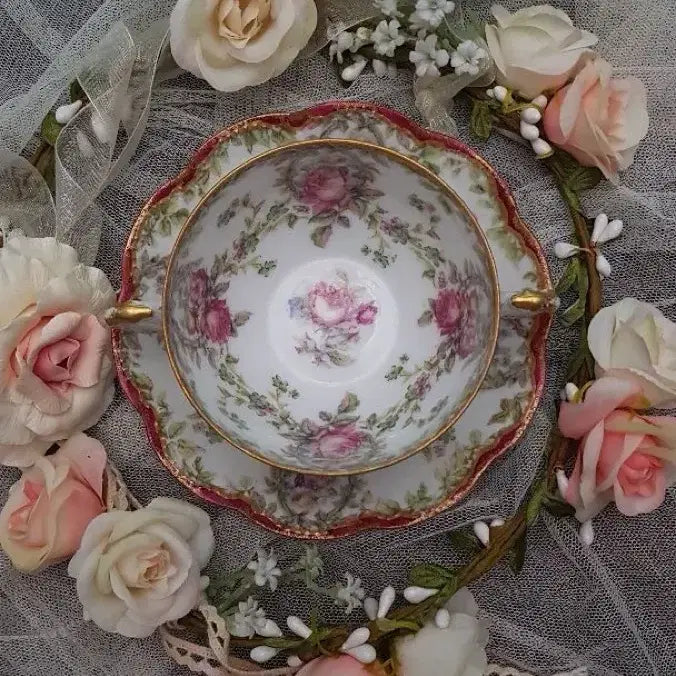 [BUNJANG] Haviland Limoges Tea Cup Set - French Vintage / 프랑스하빌랜드 리모즈