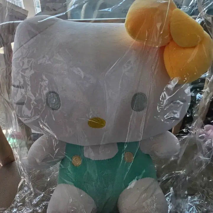 [BUNJANG] Sanrio Mint Hello Kitty Plush Doll / [택달린새상푸나]산리오의 민트 헬로키티 인형