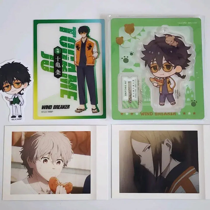 [BUNJANG] Wind Breaker Togame Jo Acrylic Stand &amp; Keyring Bundle Set / 일괄) 윈드브레이커 토가메 조 아크릴 스탠드 키링 포토 카드 사자두련