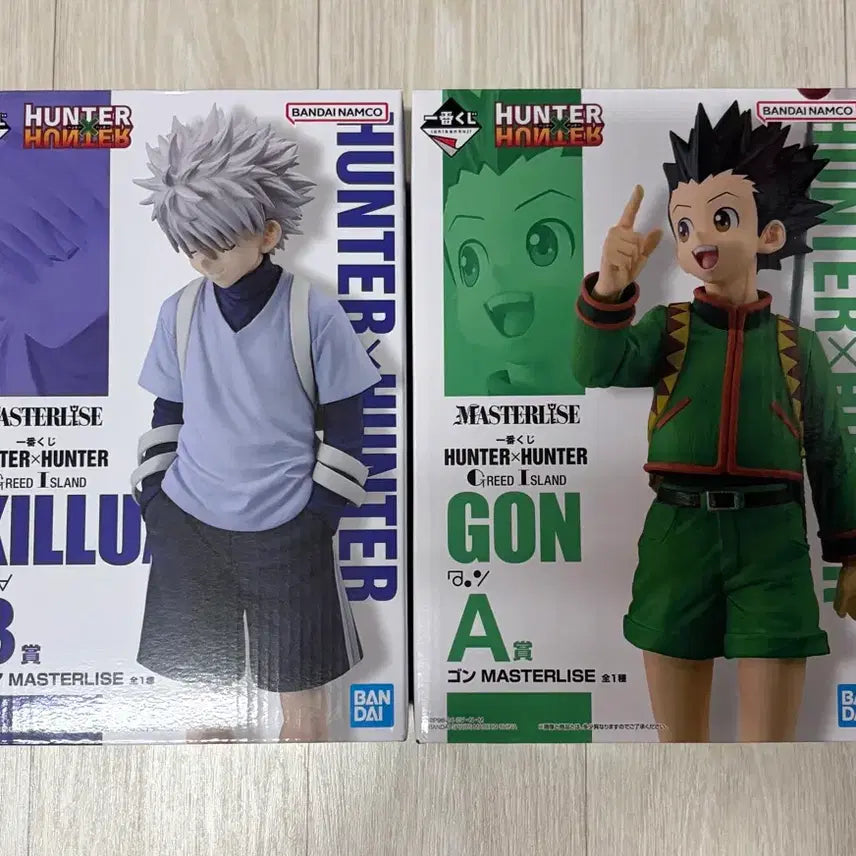 [BUNJANG] Hunter x Hunter Ichiban Kuji Figure Gon &amp; Killua (A &amp; B Prize) / 택포27) A상 곤, B상 키르아 / 제일복권 헌터헌터 그리드아일랜드