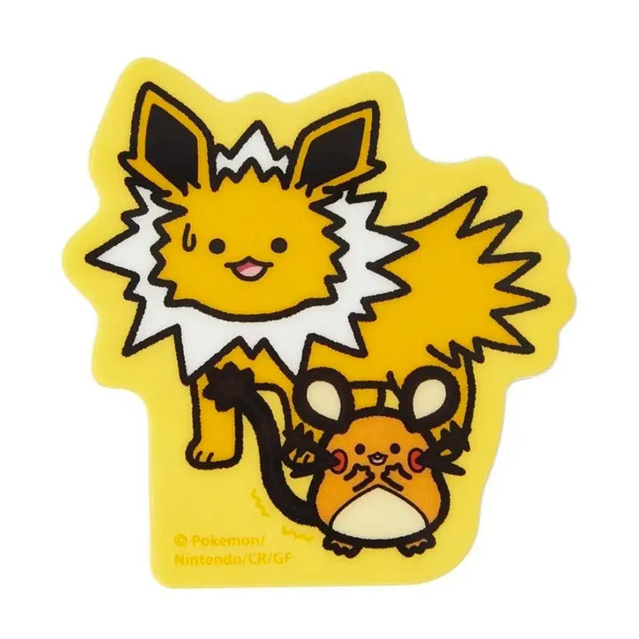 [BUNJANG] Pokemon Center Pikachu &amp; Dedenne Grip Tok / 포켓몬센터 그립톡 도망 쥬피썬더&amp;데덴네 새상품