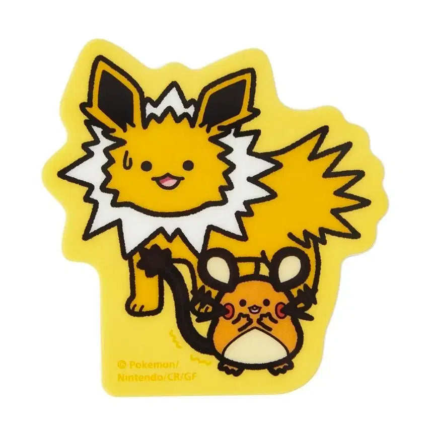 [BUNJANG] Pokemon Center Pikachu &amp; Dedenne Grip Tok / 포켓몬센터 그립톡 도망 쥬피썬더&amp;데덴네 새상품