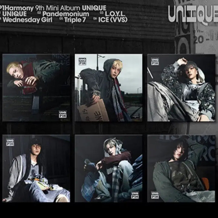[BUNJANG] P1Harmony Unique Album Compact (Sealed) / 피원하모니 p1harmony 유니크 unique 미개봉 앨범 컴팩트