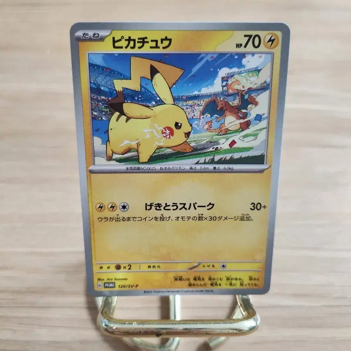 [BUNJANG] Pokemon Pikachu Gym Promo Charizard Trading Card / 포켓몬 피카츄 짐프로모 리자몽 포켓몬카드