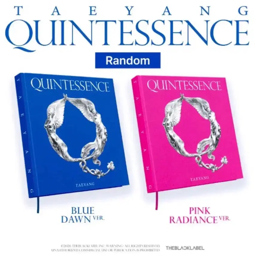 [BUNJANG] Taeyang QUINTESSENCE Album (Blue/Pink Version) / 태양 앨범 QUINTESSENCE 블루/핑크