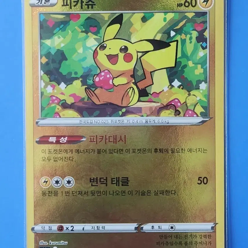 [BUNJANG] Pikachu C Dark Fantasma Graded Card / 피카츄 C 다크판타스마 등급용 급처