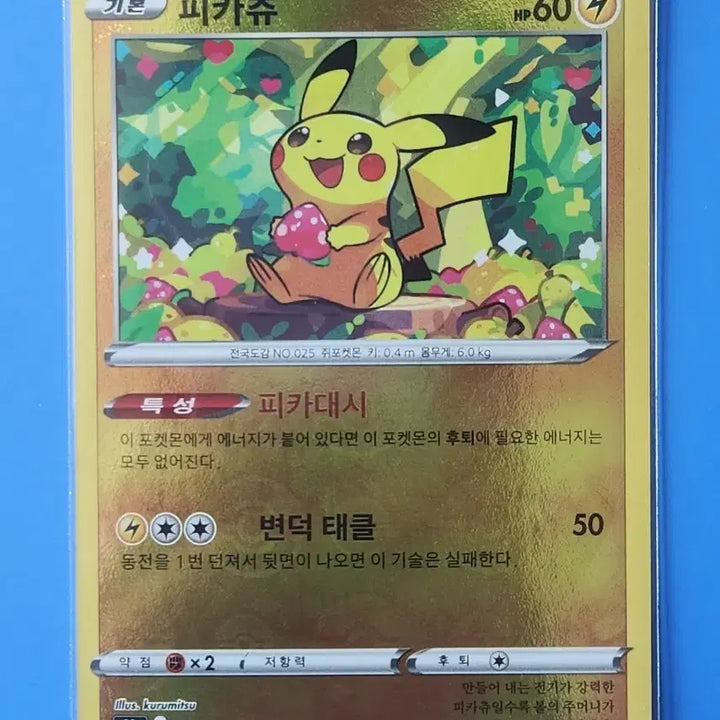 [BUNJANG] Pikachu C Dark Fantasma Graded Card / 피카츄 C 다크판타스마 등급용 급처