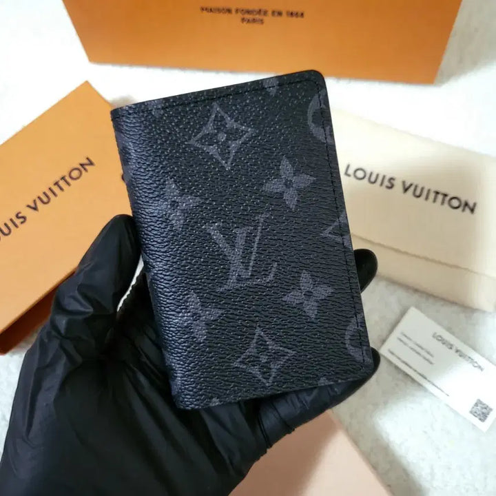 [BUNJANG] Louis Vuitton Monogram Eclipse Organizer Card Holder / [신형/새상품] 루이비통 이클립스 오거나이저 카드지갑