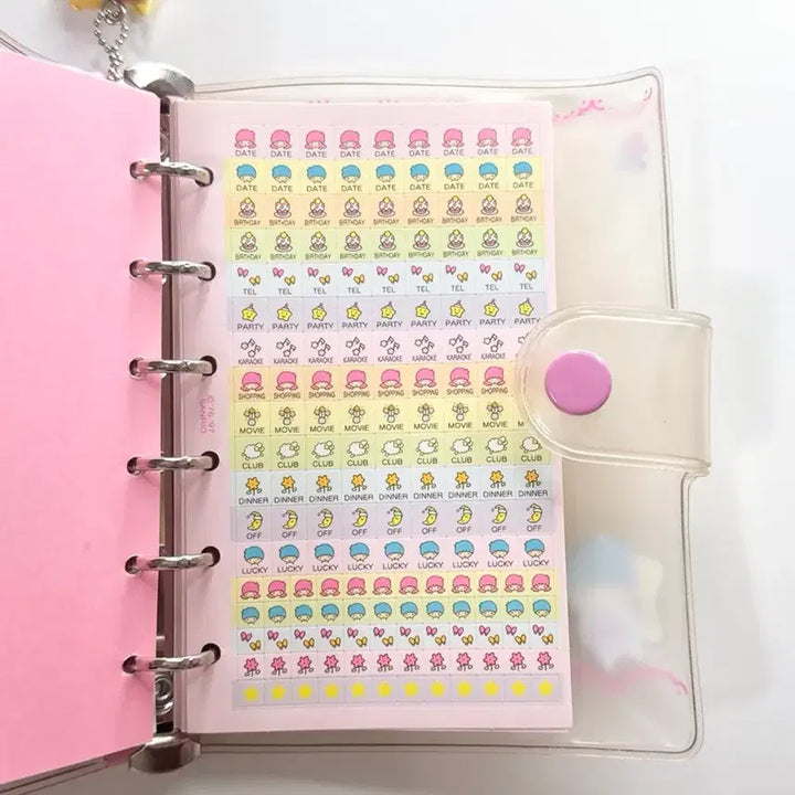 [BUNJANG] Kiki &amp; Lala Diary &amp; Binder Set / 키키라라다이어리 키키라라바인더 고전키티다이어리 고전다이어리