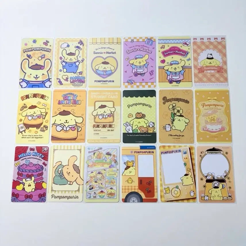 [BUNJANG] Sanrio Pompompurin Random Photocard / 산리오 폼폼푸린 랜덤 포토 카드