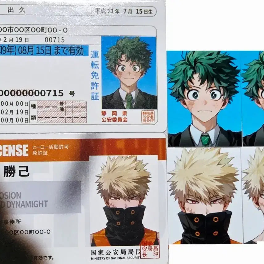 [BUNJANG] My Hero Academia Midoriya Bakugo Studio Photo / 나의히어로아카데미아 히로아카 커비님 증사 미도리야 바쿠고 나히아