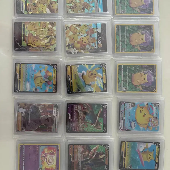 [BUNJANG] Pokemon 25th Anniversary Limited Edition Card Bundle Set / 피카츄 등 25주년 일괄 카드