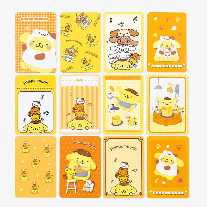 [BUNJANG] Sanrio Pompompurin Lucky Draw Photocard Bundle Set / 산리오 폼폼푸린 행운카드 포토카드 일괄