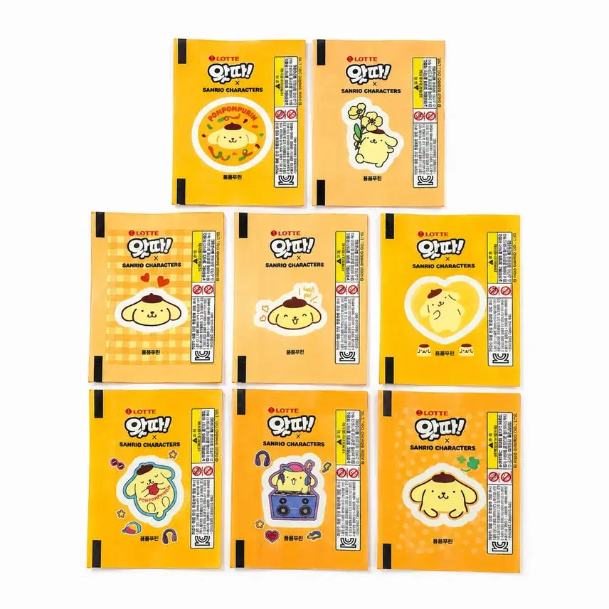 [BUNJANG] Sanrio Pompompurin Wattadde Collection Bundle Set / 산리오 폼폼푸린 왓따 띠부씰 일괄