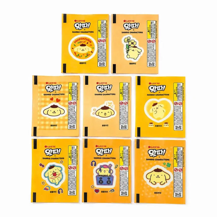 [BUNJANG] Sanrio Pompompurin Wattadde Collection Bundle Set / 산리오 폼폼푸린 왓따 띠부씰 일괄