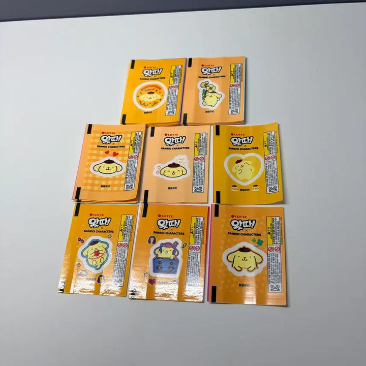 [BUNJANG] Sanrio Pompompurin Wattadde Collection Bundle Set / 산리오 폼폼푸린 왓따 띠부씰 일괄
