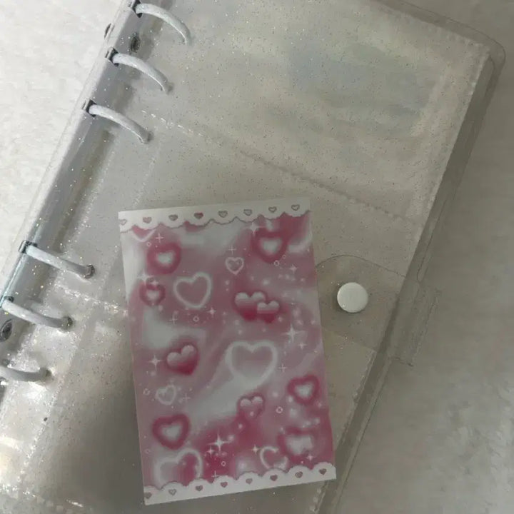 [BUNJANG] Transparent Glitter Binder / 투명 글리터 바인더